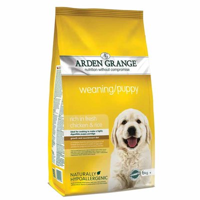 ARDEN GRANDE Weaning / Puppy Rich in Fresh Chicken and Rice Dry Dog Food 6kg