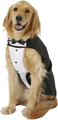 Frisco Formal Dog &amp; Cat Tuxedo, Black, XX-Large