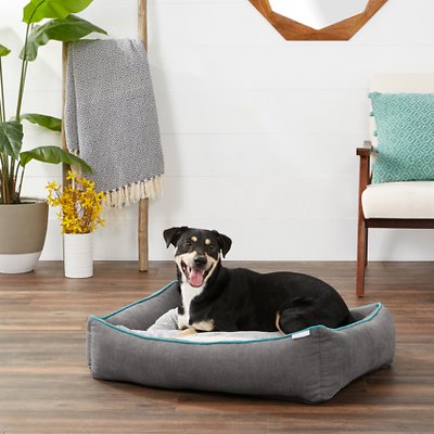 Frisco Sherpa Orthopedic Bolster Cat &amp; Dog Bed, Large