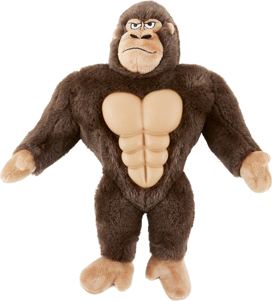 Frisco Muscle Plush Squeaking Gorilla Dog Toy