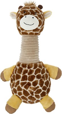 Frisco Bobberz Plush Squeaking Giraffe Dog Toy