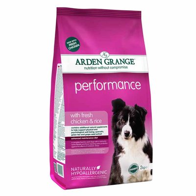 ARDEN GRANDE Performance with Fresh Chicken &amp; Rice Dry Dog Food 2kg