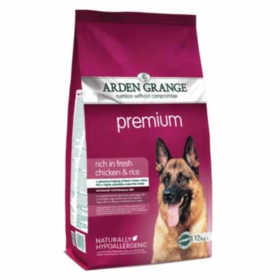 ARDEN GRANDE Premium Rich in Fresh Chicken &amp; Rice Dry Dog Food 12kg