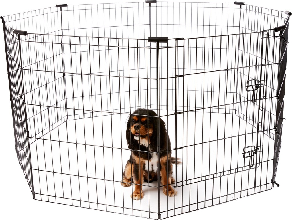 Frisco Wire Dog &amp; Small Pet Exercise Pen with Step-Through Door 30 inch