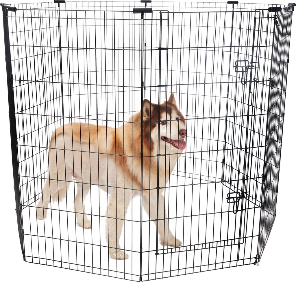 Frisco Wire Dog &amp; Small Pet Exercise Pen with Step-Through Door 46 inch