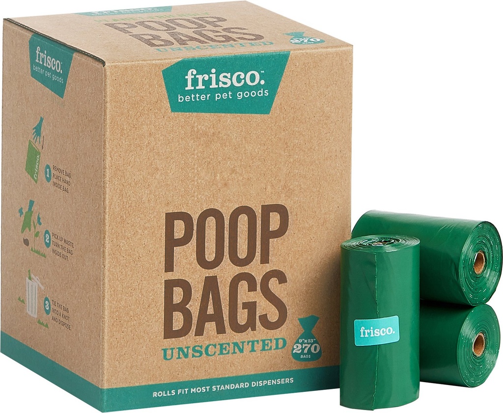 Frisco Refill Unscented 270 Count Dog Poop Bags