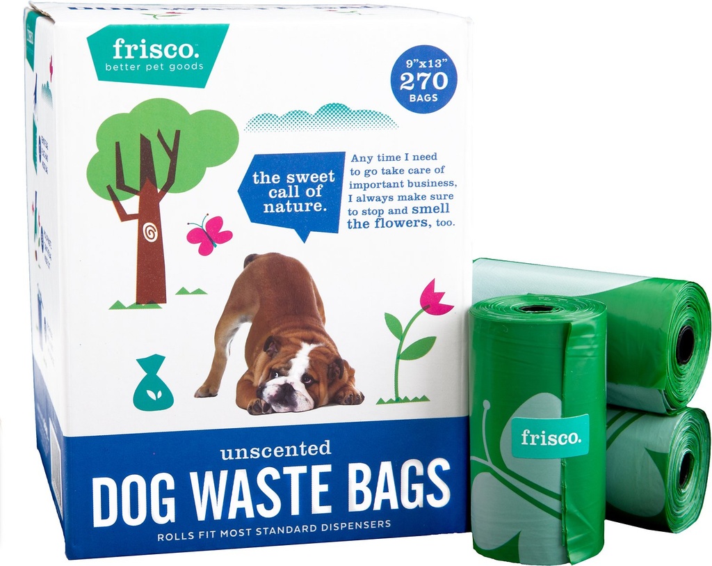 Frisco Refill Unscented 270 Count Dog Waste Bags