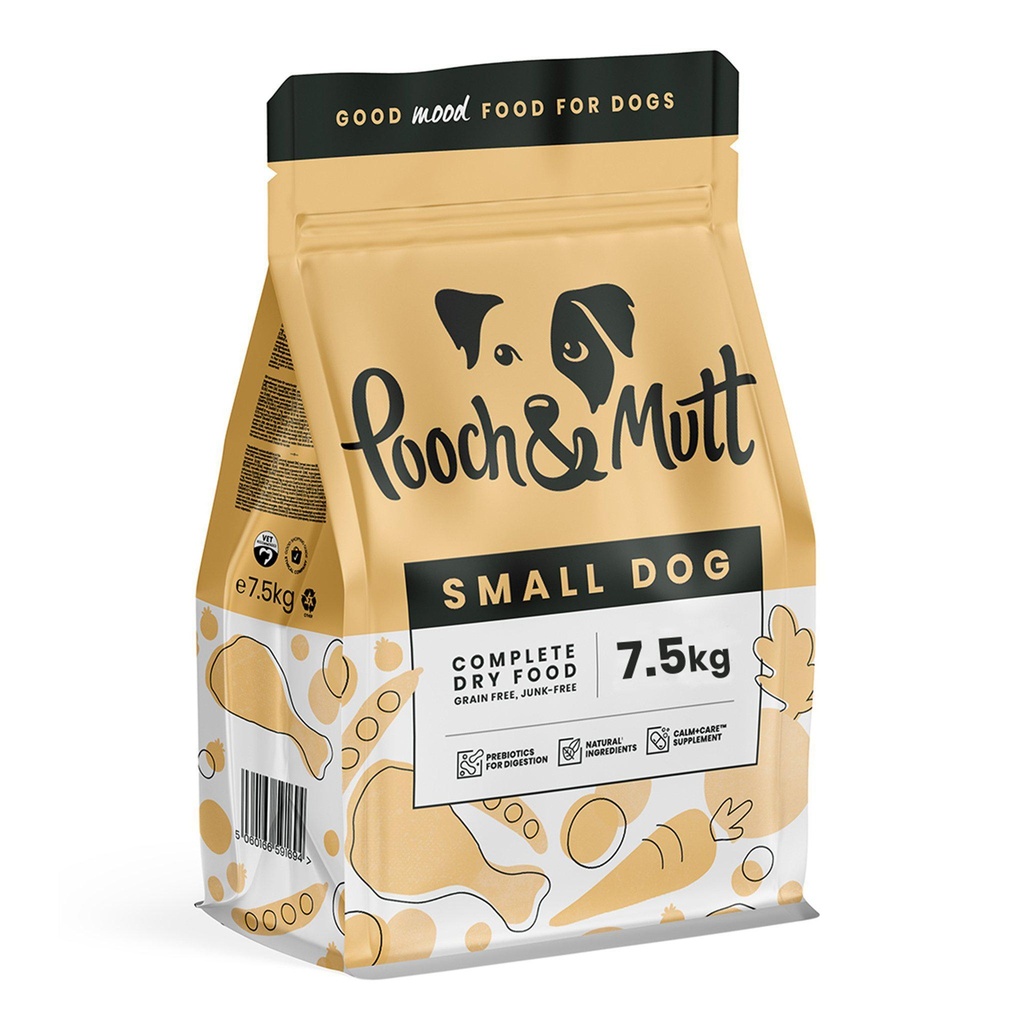 POOCH &amp; MUTT SMALL COMPLETE SUPERFOOD GRAIN-FREE DRY DOG FOOD 7.5KG