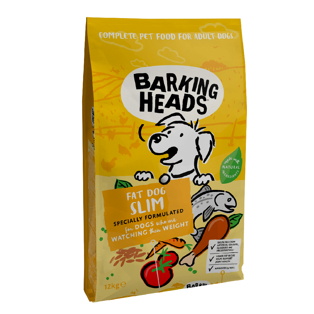 BARKING HEADS FAT DOG SLIM - ADULT LIGHT DRY DOG FOOD 12KG