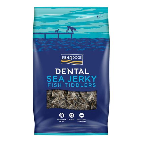 FISH4DOGS SEA JERKY FISH TIDDLERS GRAIN-FREE DOG TREATS 575G