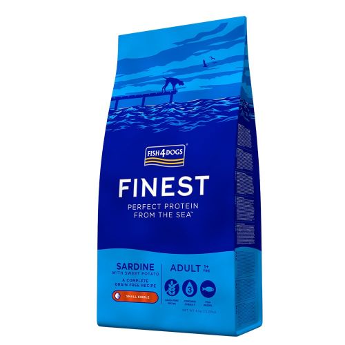 FISH4DOGS FINEST SARDINE ADULT SMALL KIBBLE GRAIN-FREE DRY DOG FOOD 6KG