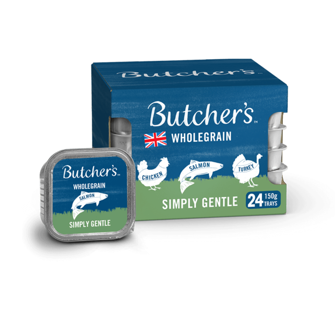 BUTCHERS SIMPLY GENTLE 24 PACK WET DOG FOOD 150G