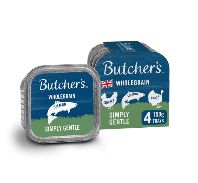 BUTCHERS SIMPLY GENTLE CASE OF 24, PACK OF 4 PACK WET DOG FOOD 150G