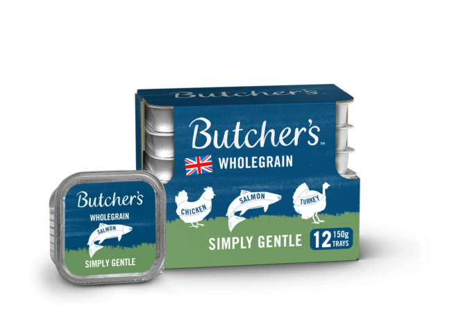 BUTCHERS SIMPLY GENTLE CASE OF 24, PACK OF 12 PACK WET DOG FOOD 150G