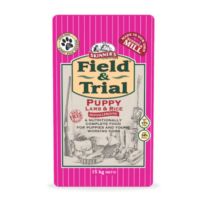 SKINNER'S FIELD &amp; TRIAL PUPPY LAMB &amp; RICE DRY DOG FOOD 15KG