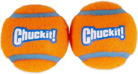 Chuckit! Double Pack Dog Tennis Ball Dog Toy, Medium