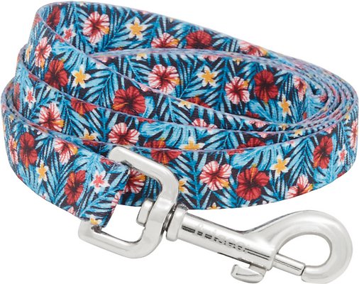 Frisco Hawaii Nights Dog Leash, MD - Length: 6-ft, Width: 3/4-in