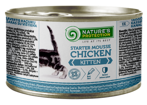 Where to buy? BUY NOW STARTER MOUSSE CHICKEN KITTEN COMPLETE PET FOOD WITH CHICKEN AFTER MOTHER'S MILK FOR KITTENS 200g