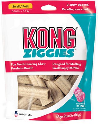 KONG Stuff'N Puppy Ziggies Dog Treats, Small, 12 count 198g