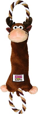 KONG Tuggerknots Moose Dog Toy, Small/Medium