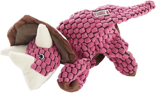 KONG Dynos Triceratops Dog Toy, Large