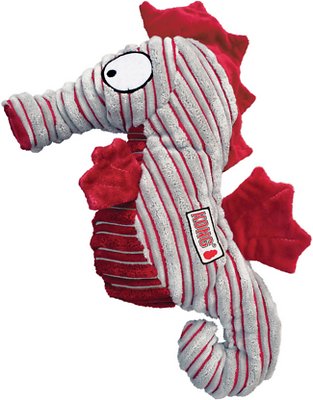 KONG CuteSeas Seahorse Dog Toy, Small