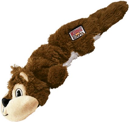 KONG Scrunch Knots Squirrel Dog Toy, Medium/Large