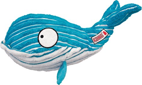 KONG CuteSeas Whale Dog Toy, Small