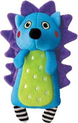 KONG Whoopz Hedgehog Squeaky Plush Dog Toy, Small