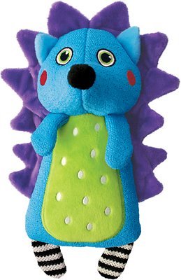 KONG Whoopz Hedgehog Squeaky Plush Dog Toy, Medium