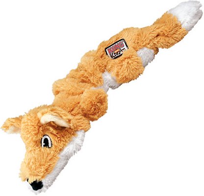 KONG Scrunch Knots Fox Dog Toy, Small/Medium