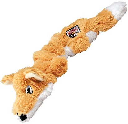 KONG Scrunch Knots Fox Dog Toy, Medium/Large