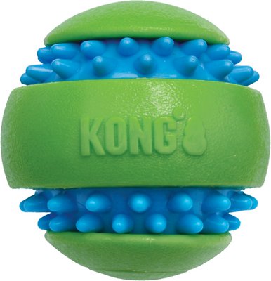 KONG Squeezz Goomz Ball Squeaky Plush Dog Toy, Medium