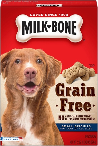 Milk-Bone Grain-Free Biscuits Dog Treats 624g