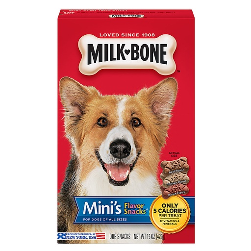 Milk-Bone Flavor Snacks Mini Pack of 6 Dog Treats 454g