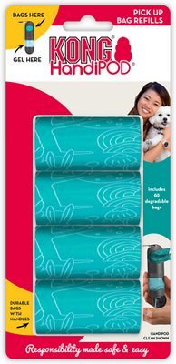 KONG HandiPOD Pick-Up Dog Poop Bag Refills, Regular
