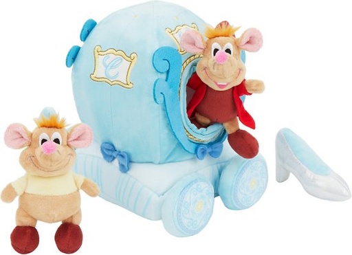 Disney Cinderella's Carriage Hide and Seek Puzzle Plush Squeaky Dog Toy