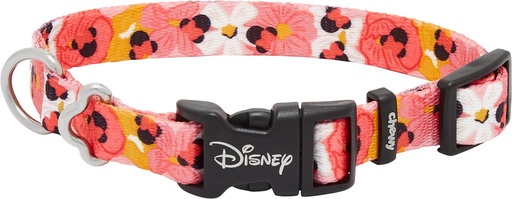 Disney Minnie Floral Dog Collar, XS - Neck: 8 - 12-in, Width: 5/8-in