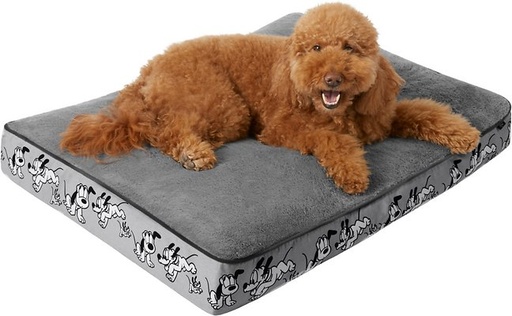 Disney Pluto Pillow Cat &amp; Dog Bed, Gray, Large