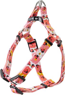 Disney Minnie Mouse Floral Dog Harness, S - Girth: 16- 24-in, Width: 5/8-in