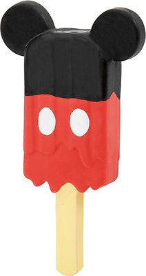 Disney Mickey Mouse Ice Pop Latex Squeaky Dog Toy