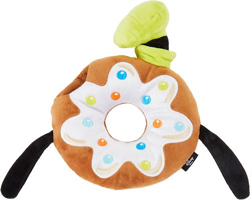 Disney Goofy Donut Plush Squeaky Dog Toy