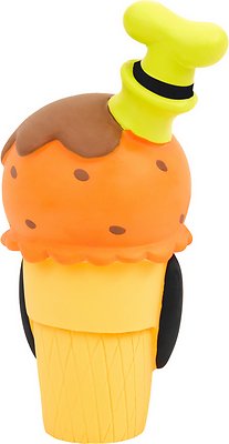 Disney Goofy Ice Cream Cone Latex Squeaky Dog Toy