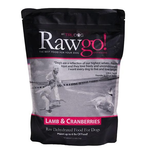 TRUDOG Rawgo Lamb &amp; Cranberry Dehydrated Raw Superfood Dog Food 1kg
