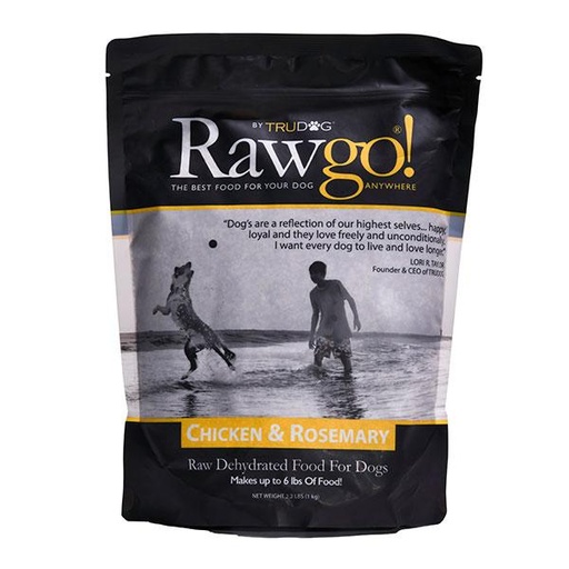 TRUDOG Rawgo Chicken &amp; Rosemary Dehydrated Raw Superfood Dog Food 1kg