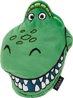 Pixar Rex Round Plush Squeaky Dog Toy