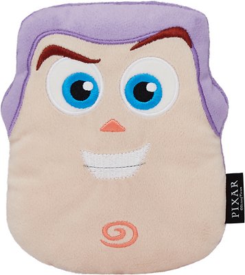 Pixar Buzz Lightyear Round Plush Squeaky Dog Toy