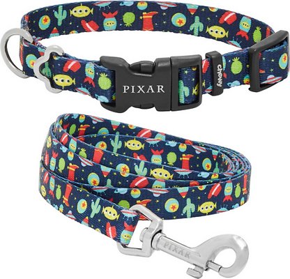 Pixar Toy Story Collar + Dog Leash, X-SMALL