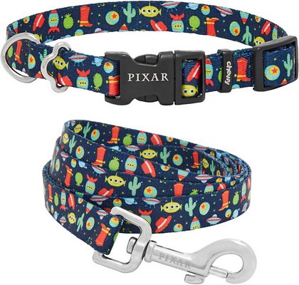 Pixar Toy Story Collar + Dog Leash, Small