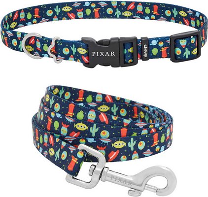 Pixar Toy Story Collar + Dog Leash, Medium